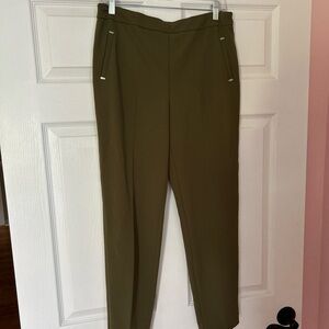 Cato Army Green Dress Stretch Pants Size M Brad New With Tags